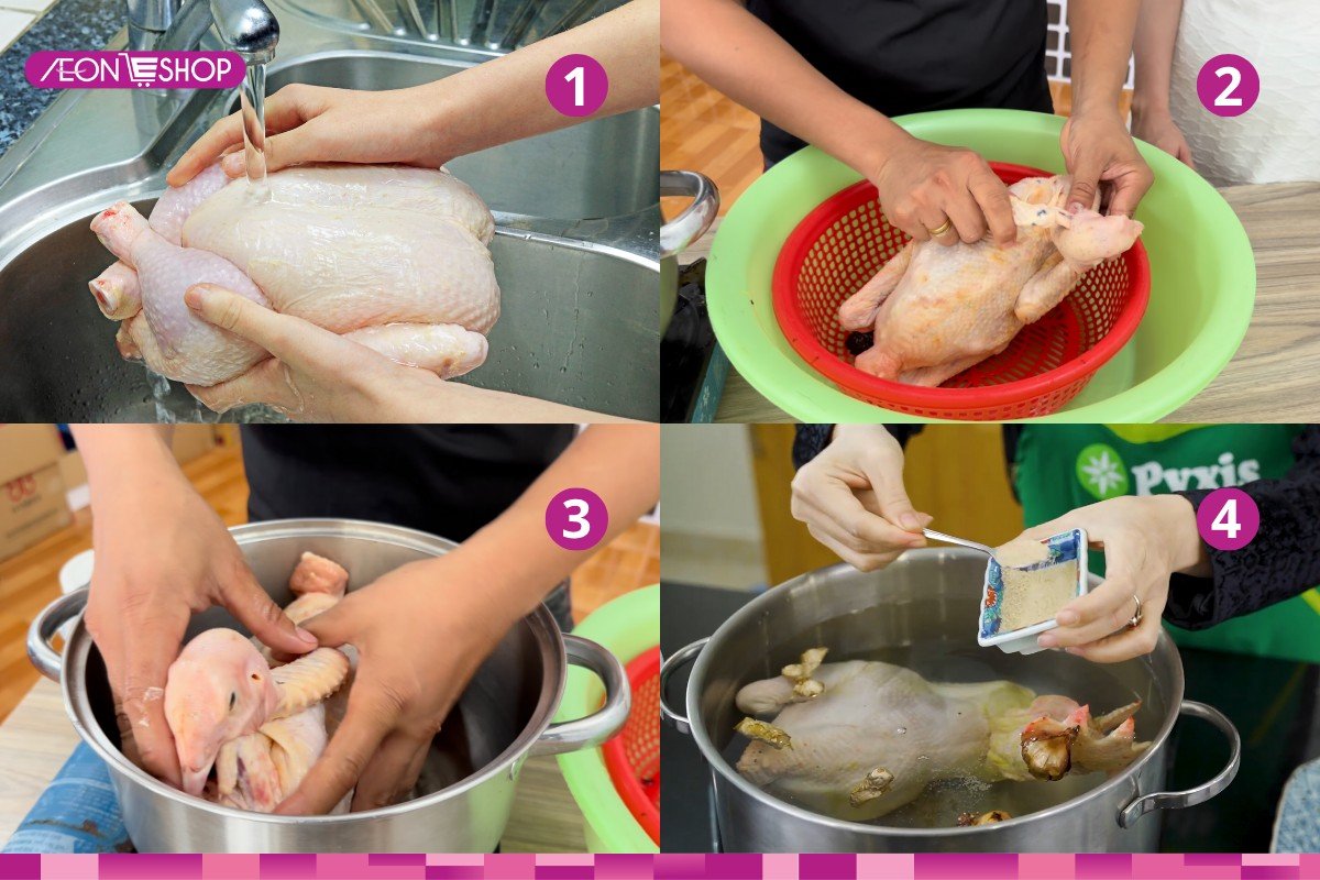 Cách luộc gà cúng