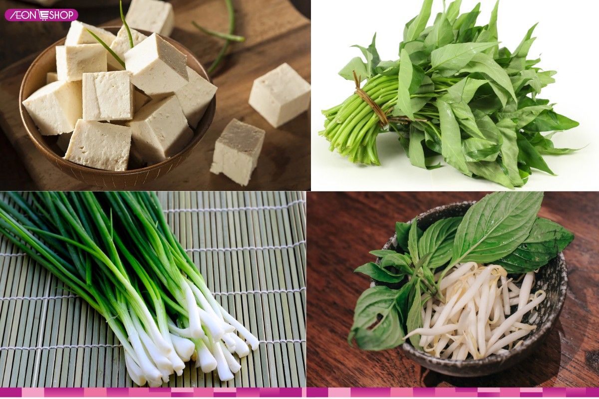 Sơ chế các nguyên liệu nấu bún riêu cua