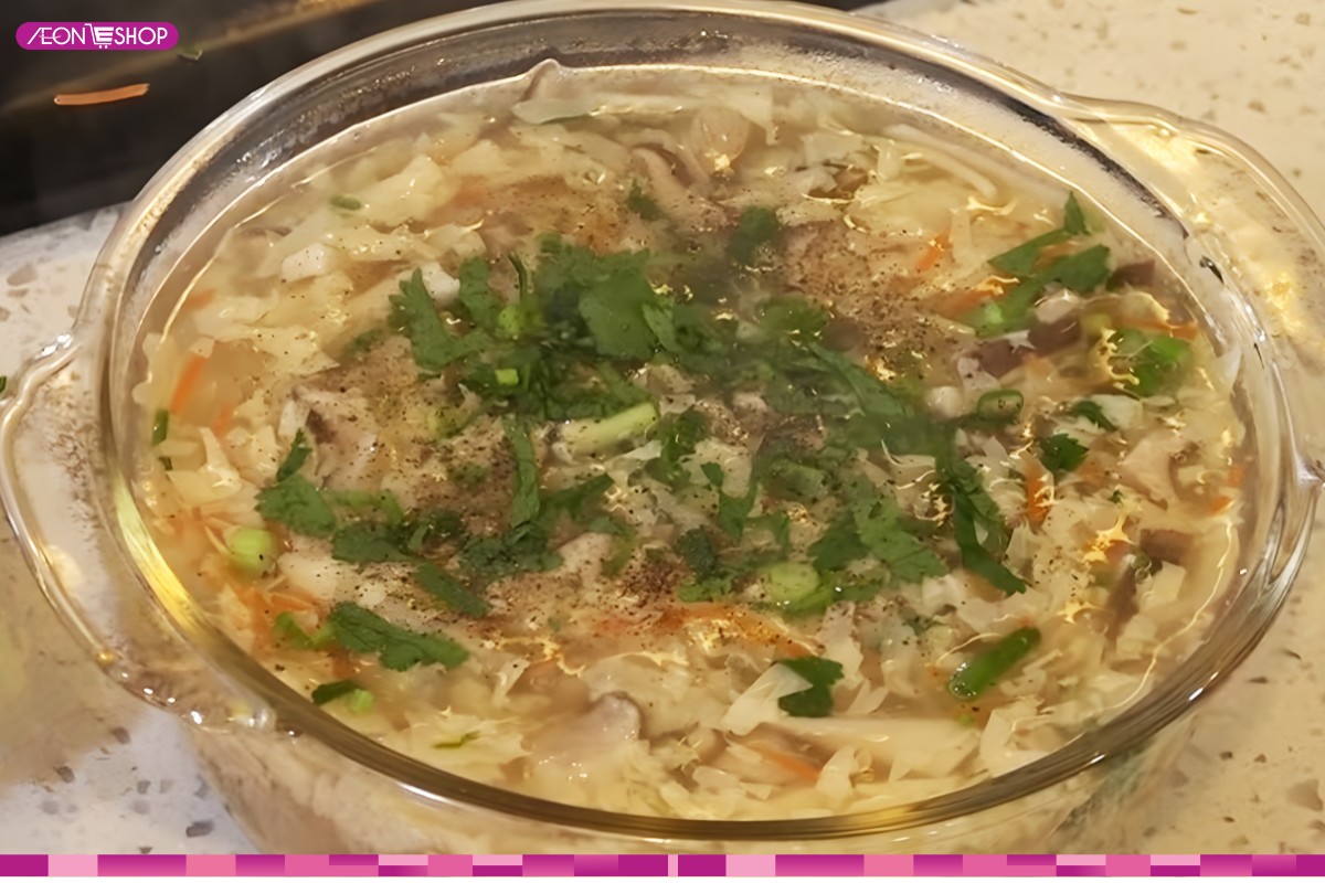 Cách nấu súp cua nấm tuyết