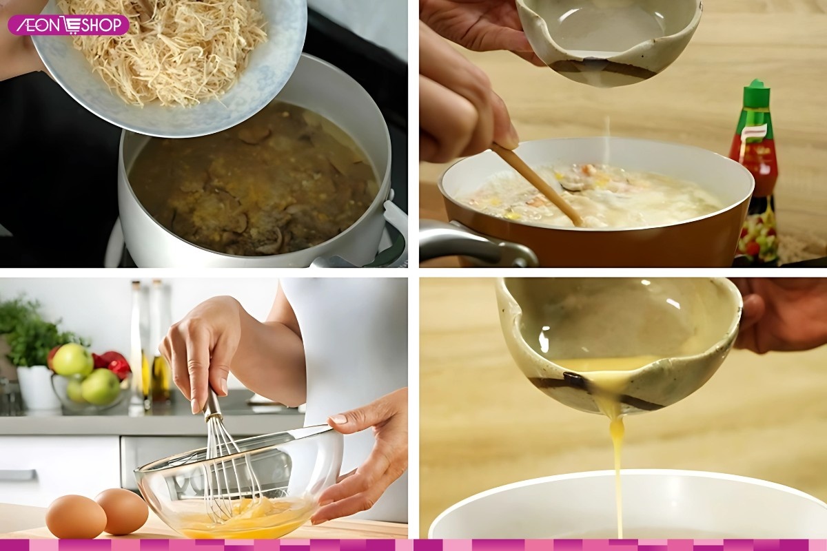 Cách nấu súp gà ngô non