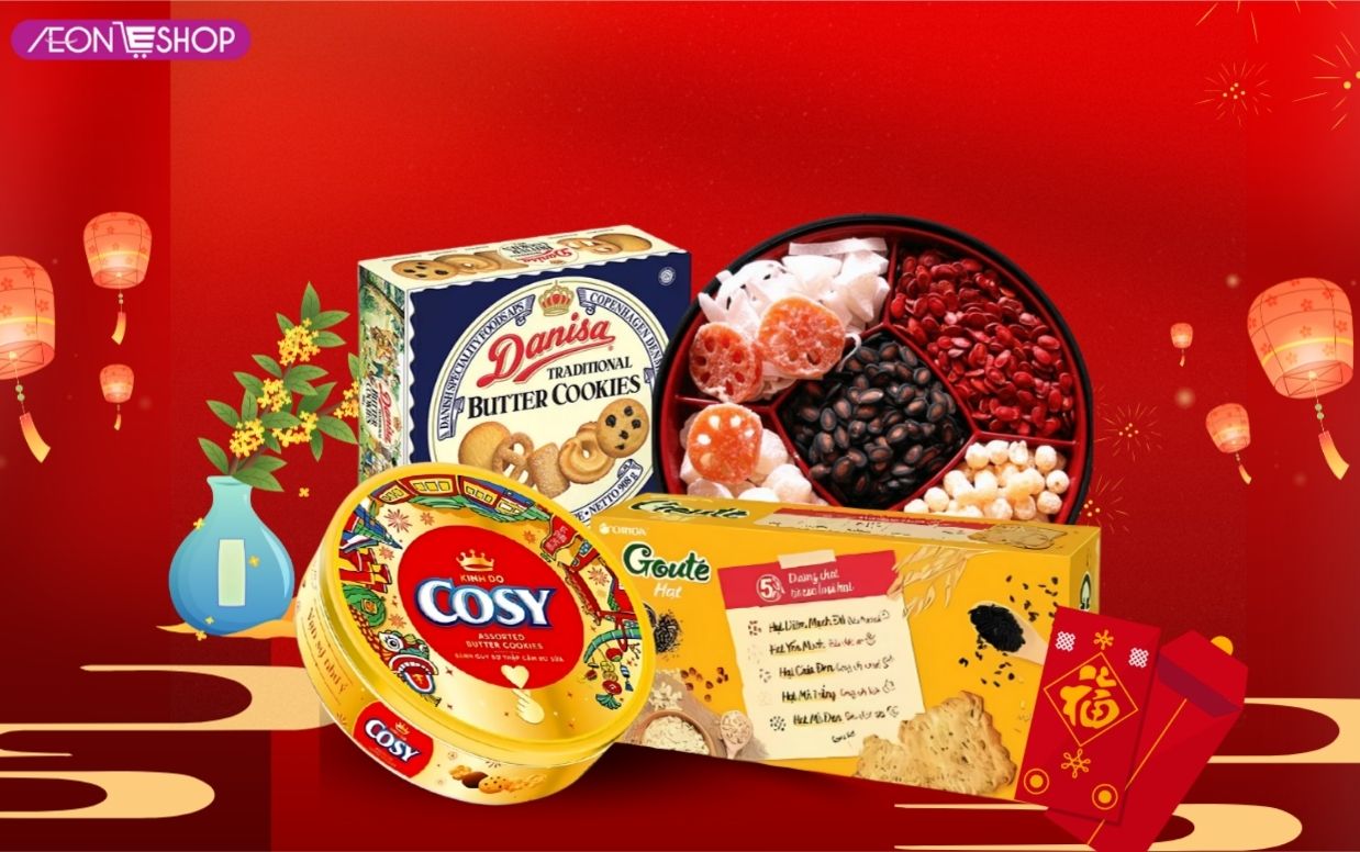 Các loại bánh kẹo ngon cho ngày Tết: Giá bánh kẹo Tết 2026