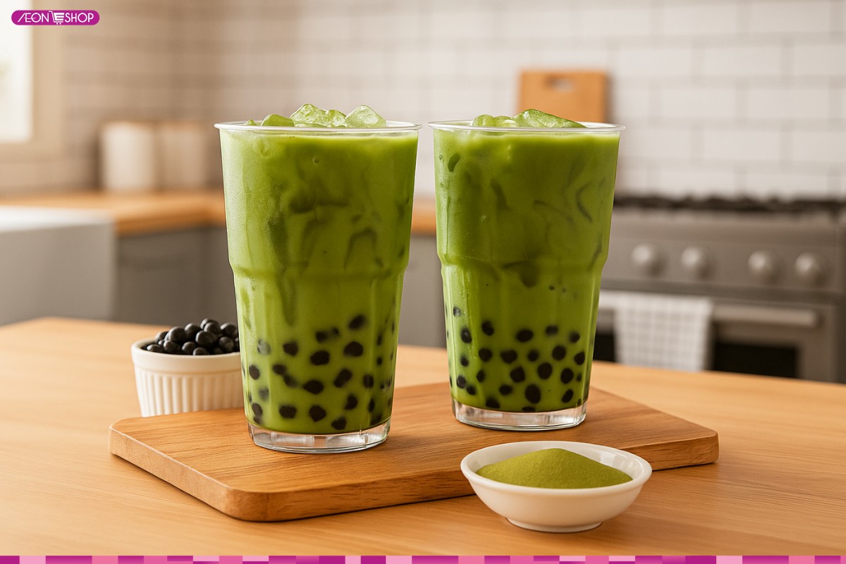 2 cách làm trà sữa thái xanh thơm ngon, béo ngậy ngay tại nhà