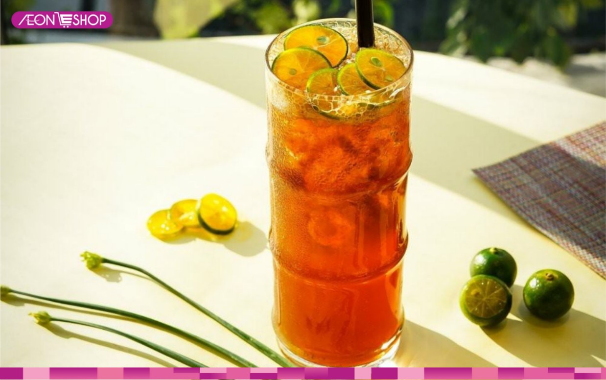 Trang trí và thưởng thức trà tắc