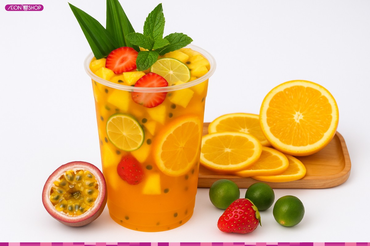 Cách làm trà trái cây nhiệt đới đơn giản tại nhà, giải nhiệt cho ngày hè