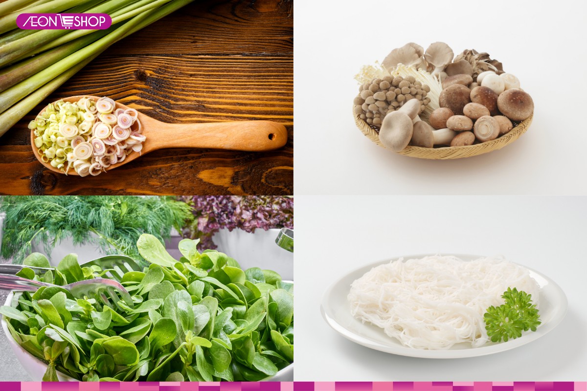 Sơ chế các nguyên liệu nấu lẩu gà đen