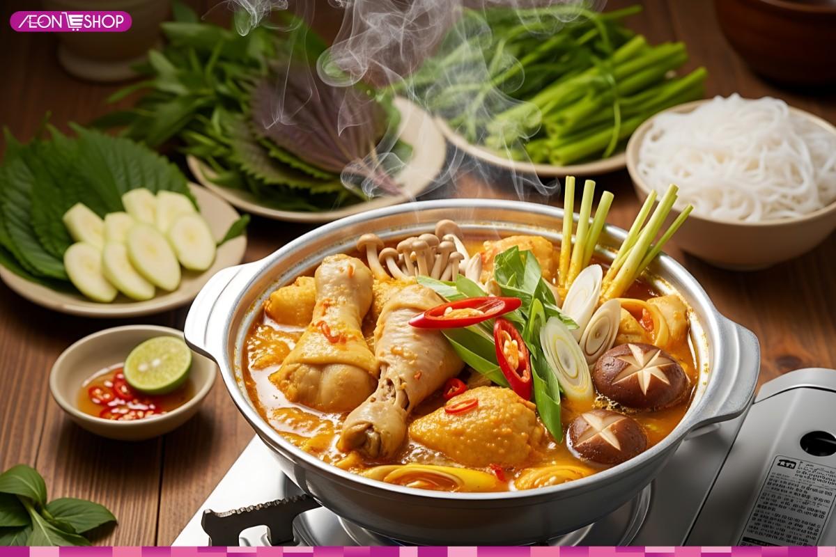 Cách nấu lẩu gà hầm sả ngon dễ làm, thịt gà dai đậm vị