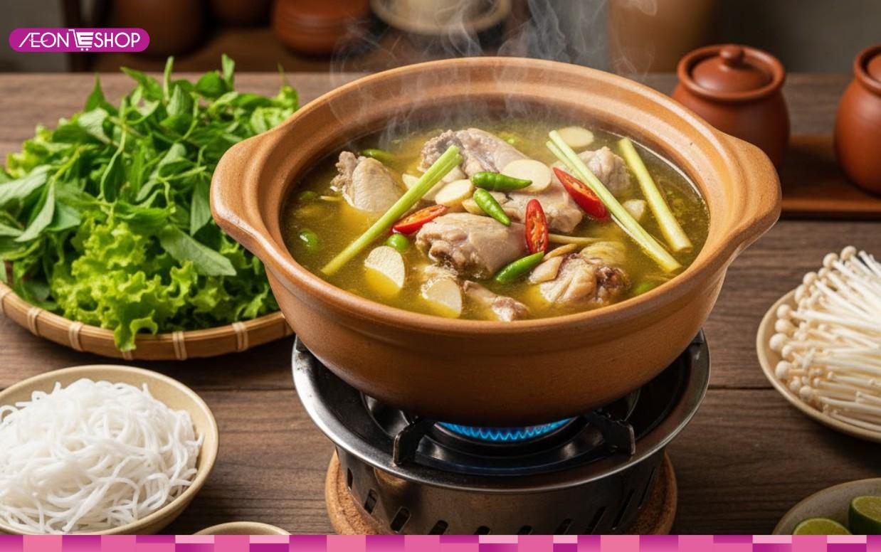 2 cách nấu lẩu gà ớt hiểm cay nồng, thơm ngon đơn giản không thể bỏ lỡ