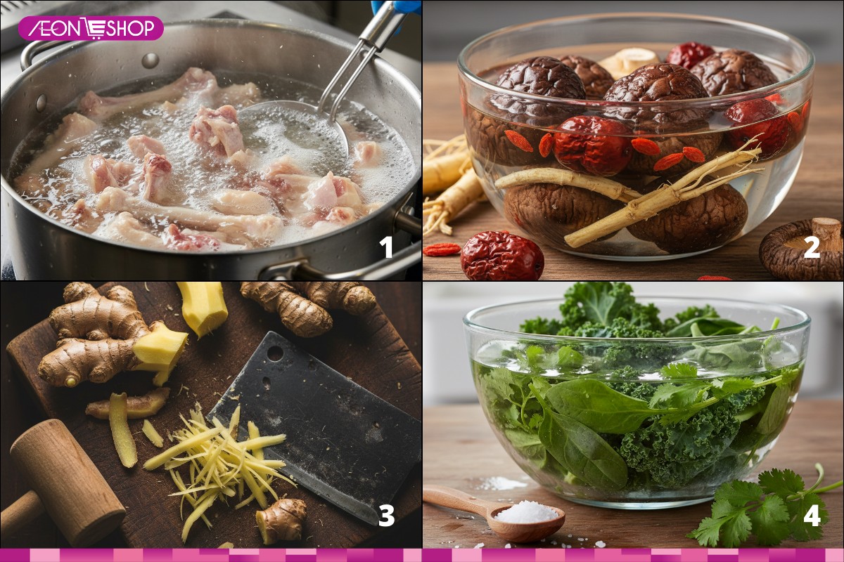 Sơ chế nguyên liệu nấu lẩu