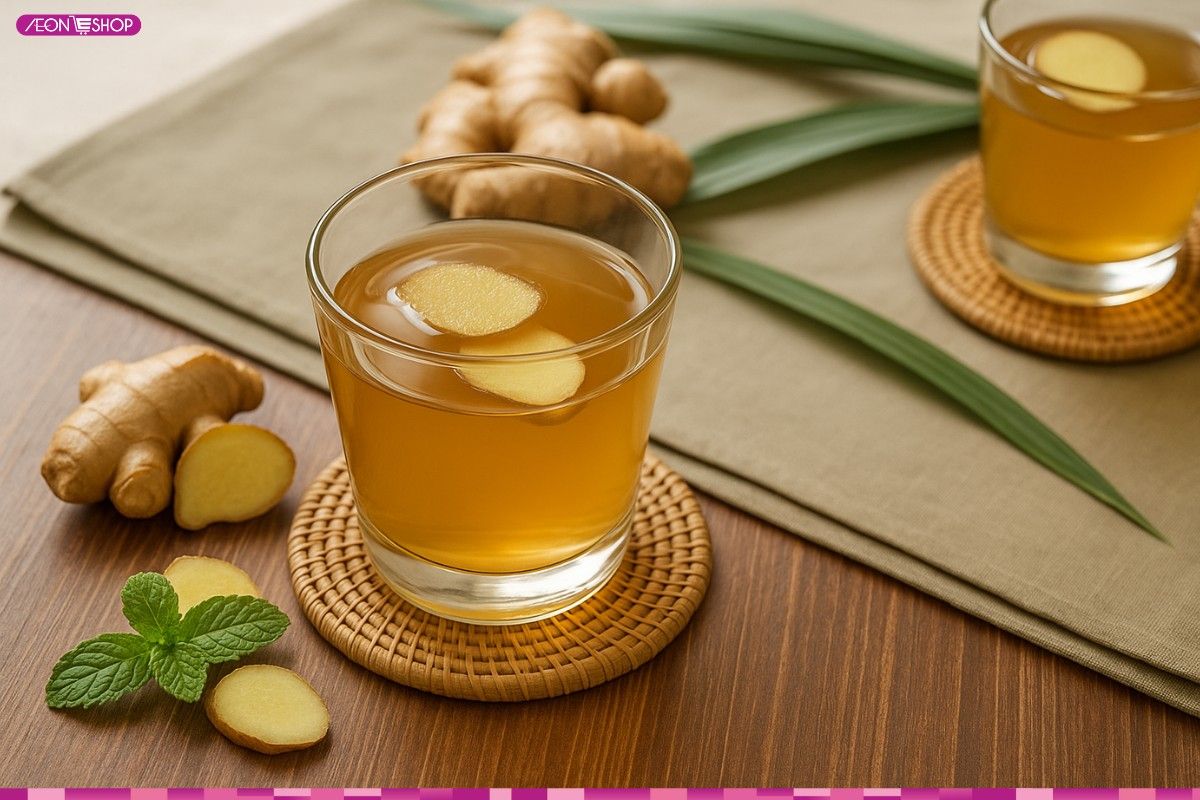 5 cách làm trà gừng nóng ấm bụng thơm ngon tốt cho sức khỏe