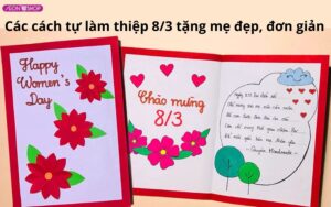 Làm thiệp 8-3 tặng mẹ
