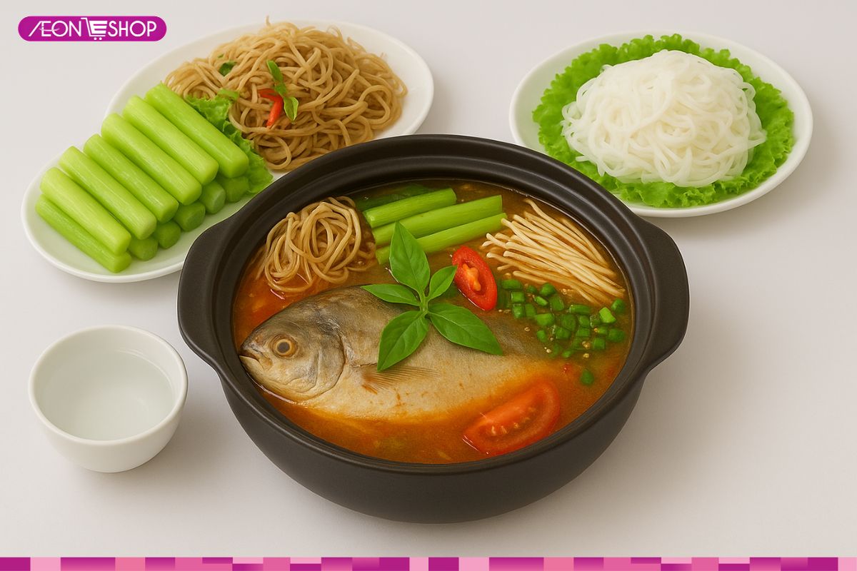 Cách nấu lẩu cá chim thơm ngon, siêu bổ dưỡng cho cả gia đình