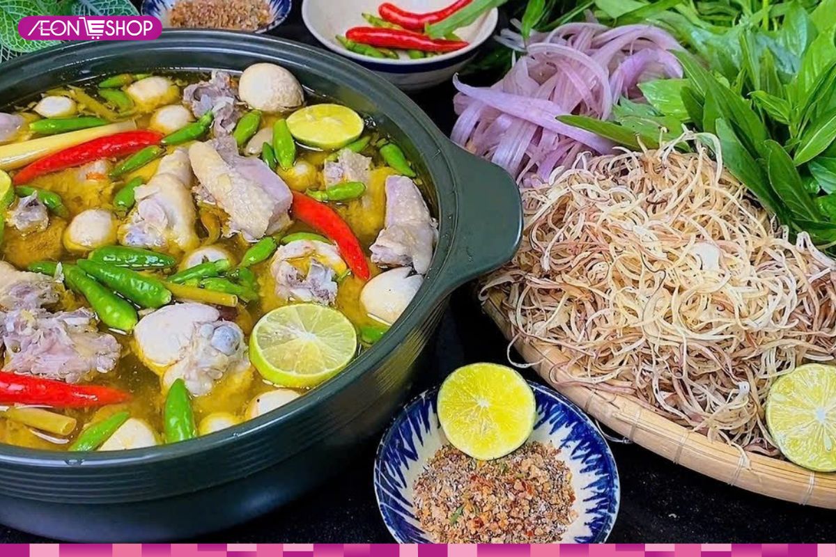 Lẩu gà chanh ớt