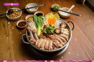 Cách nẩu lẩu gà thập cẩm