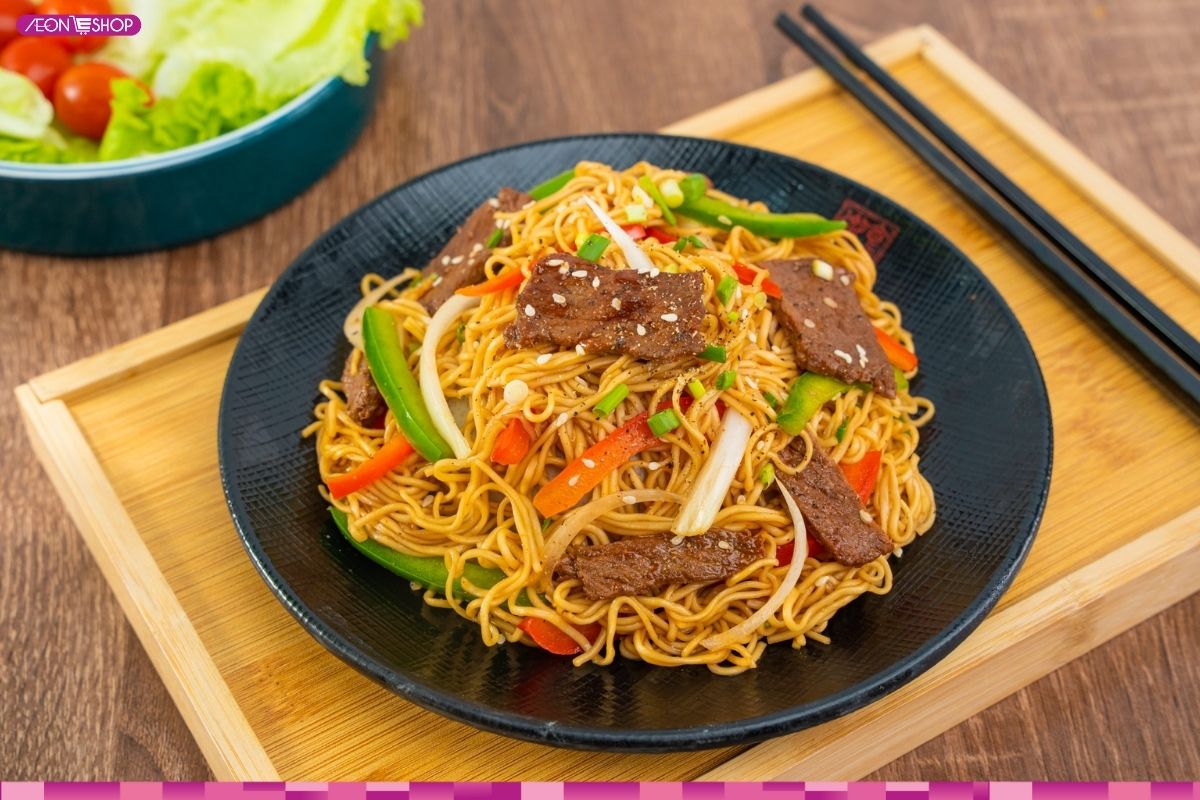 Cách làm mì xào bò ngon bổ sung dinh dưỡng cho bữa sáng